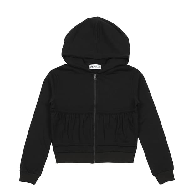 오스하이 후드집업 블랙