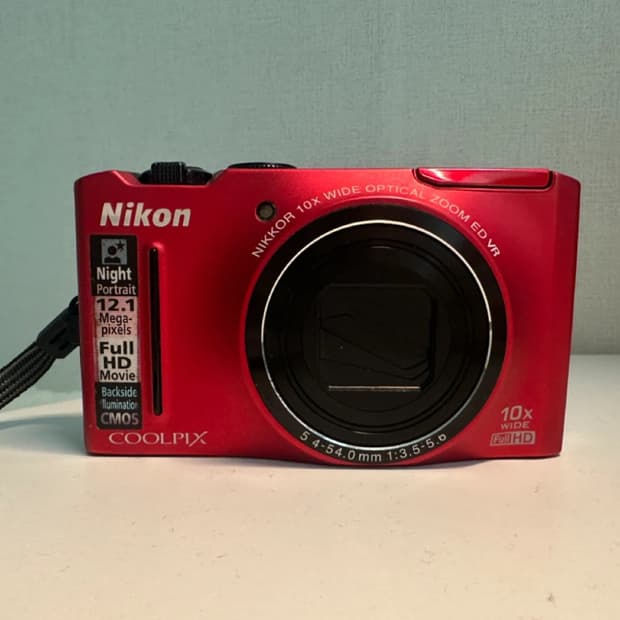 팝업플래시✨(희귀) 니콘 쿨픽스 S8100 레드 색상