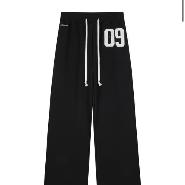 클리시어 넘버링 09 바지 블랙 