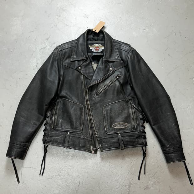 00's 할리데이비슨 레더 라이더 자켓 빈티지 레더자켓