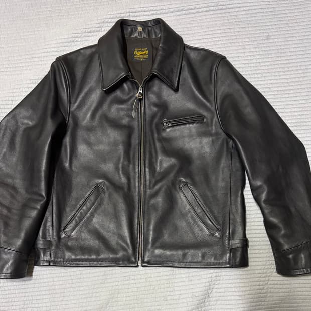 아웃스탠딩 차심 30s 레더 가죽 스포츠 자켓 M