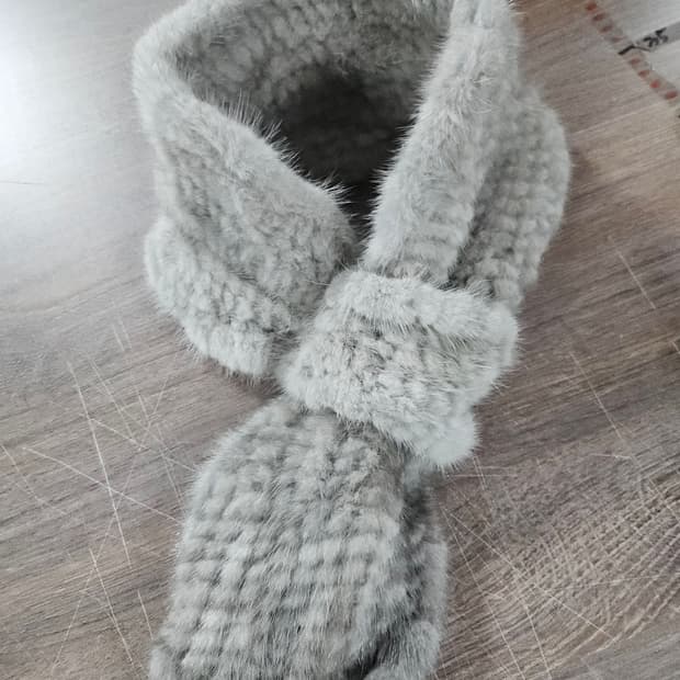 진도밍크 목도리