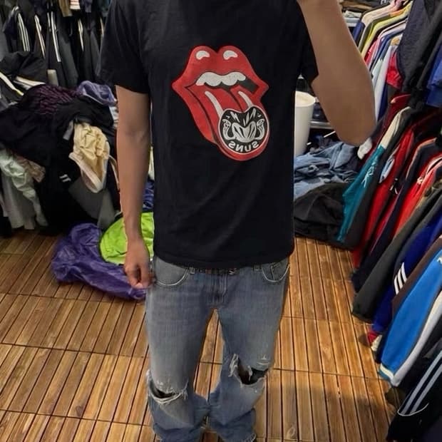 Andsuns 롤링스톤 반팔티 L