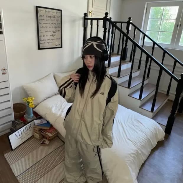 희귀) 아디다스 브라운 셋업