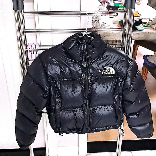 노스페이스 눕시 여성 숏 자켓 블랙 