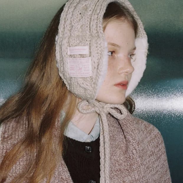 락피쉬웨더웨어 CABLE FUR KNIT EARMUFF 트루퍼 그레이