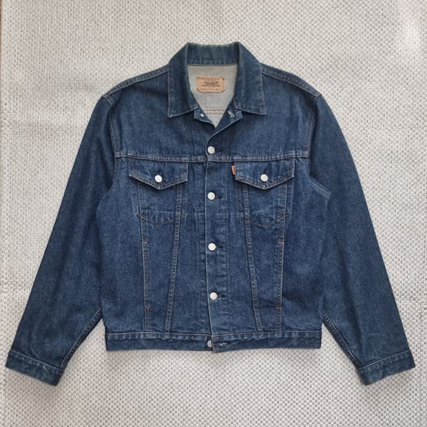 재팬 리바이스 levis 빈티지 80's 데님 트러커 청자켓 70651