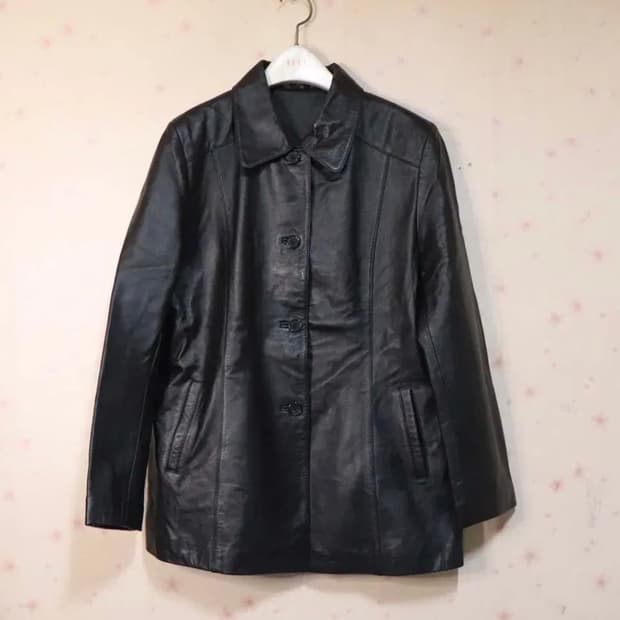 빈티지 소가죽자켓