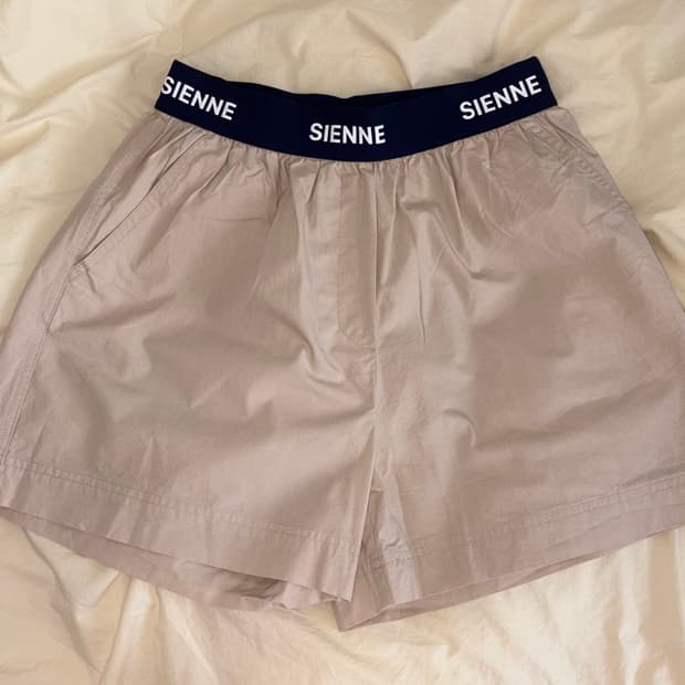 시엔느 밴딩 박서 팬츠 베이지 Banding boxer pants