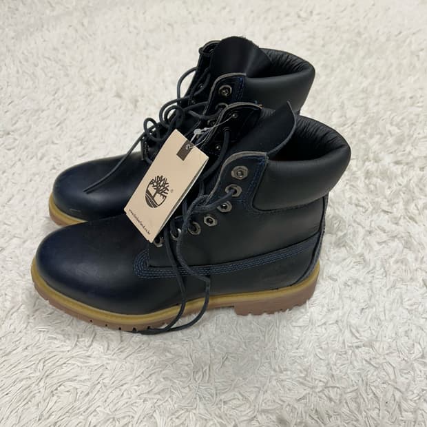 Timberland Navy Work Boots