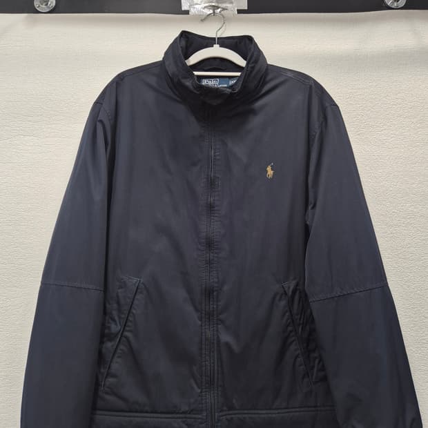 폴로 블루종 기모 자켓 점퍼 네이비 / 105(정품)