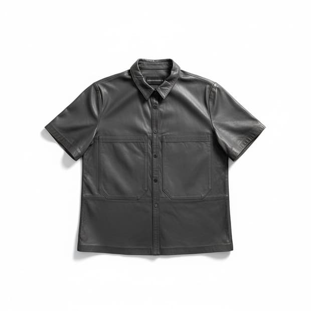 Zadig & Voltaire Thelma Cuir 가죽 셔츠 M