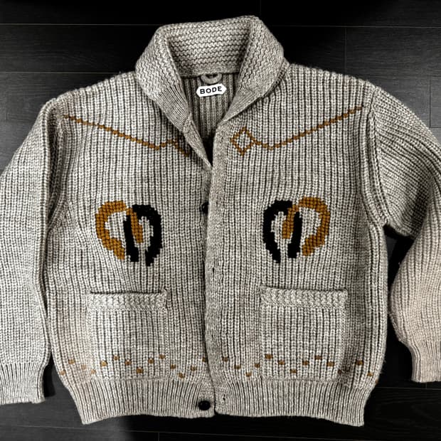 보디 포니 가디건 L