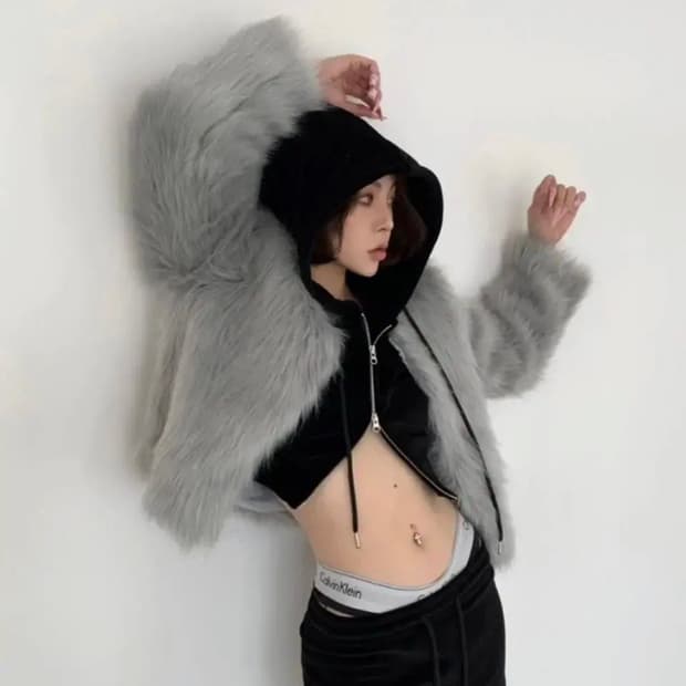 ODOR Fur Jacket