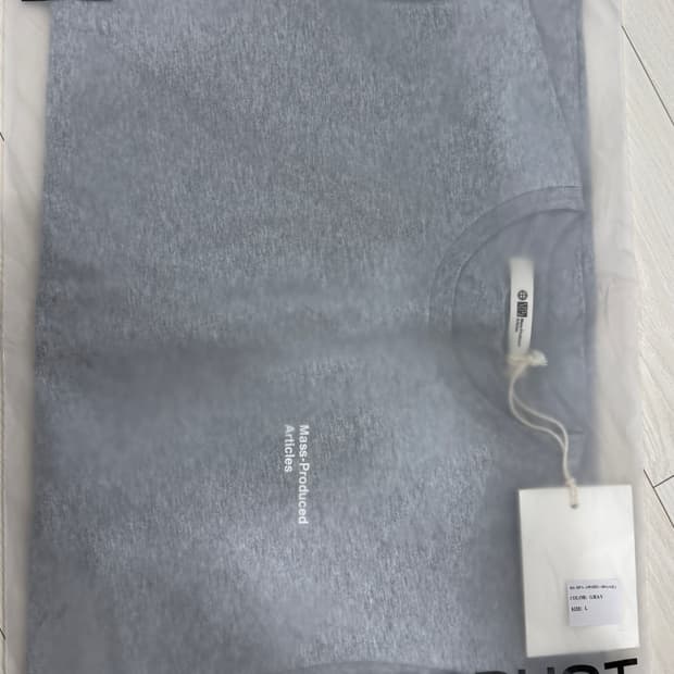 MPA plastic product 반팔 회색 신상 미개봉