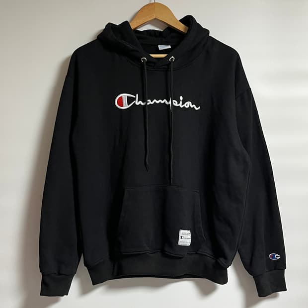 공용 챔피온 자수 후디 후드티셔츠 2XL