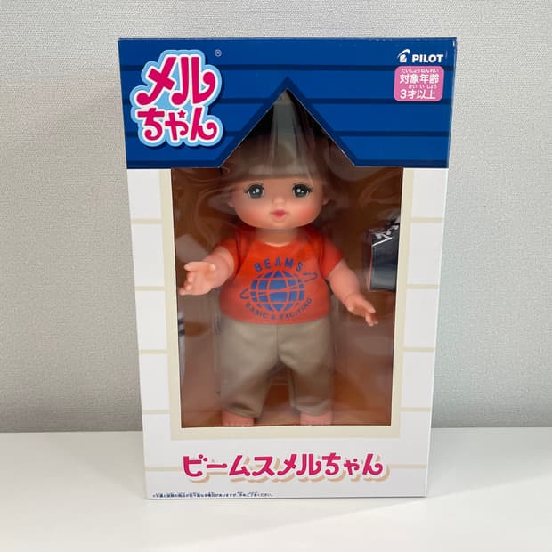 멜짱 x 빔즈 BEAMS 45주년 한정 피규어 인형