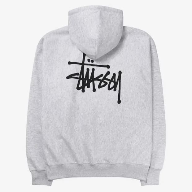 스투시 베이직 후드 애쉬헤더 XL 새상품 판매 합니다