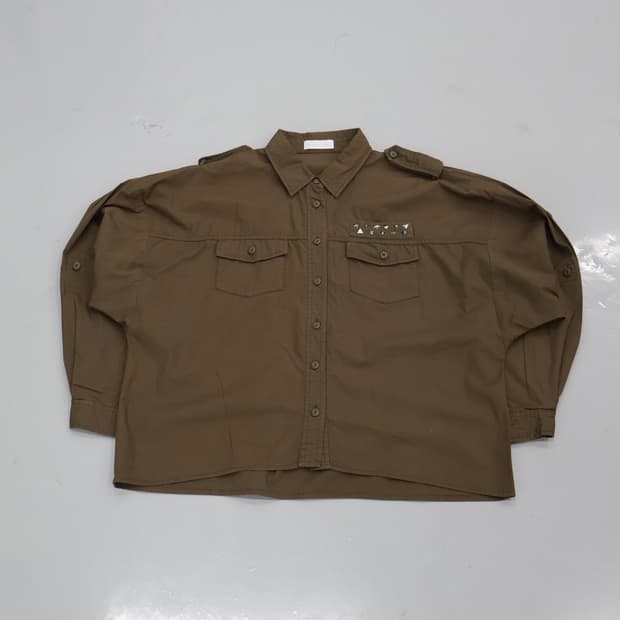 E-hyphen Military Oversized Shirt