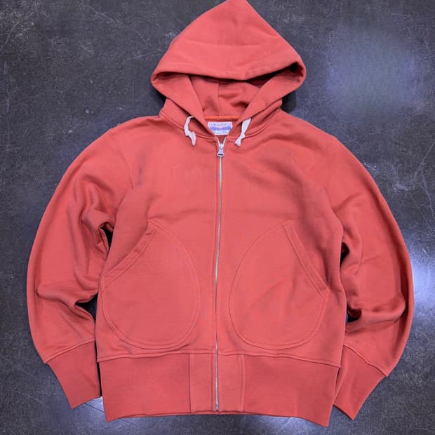 브론슨 논스탁 후드집업 후디 브릭레드 36