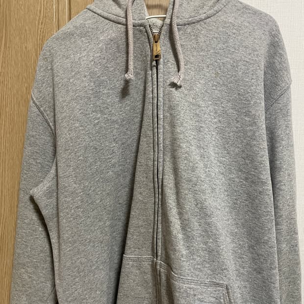 칼하트 회색 후드집업