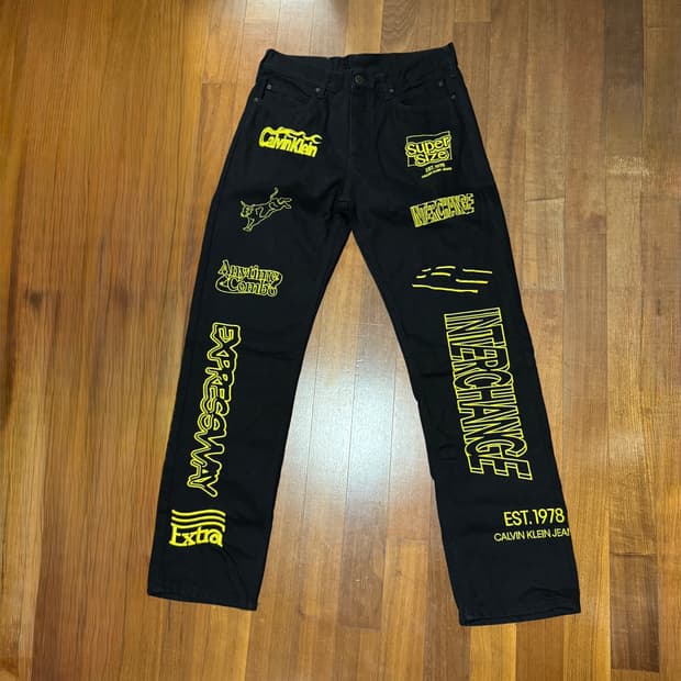 205W39NYC 캘빈 by raf simons 라프시몬스 데님 팬츠