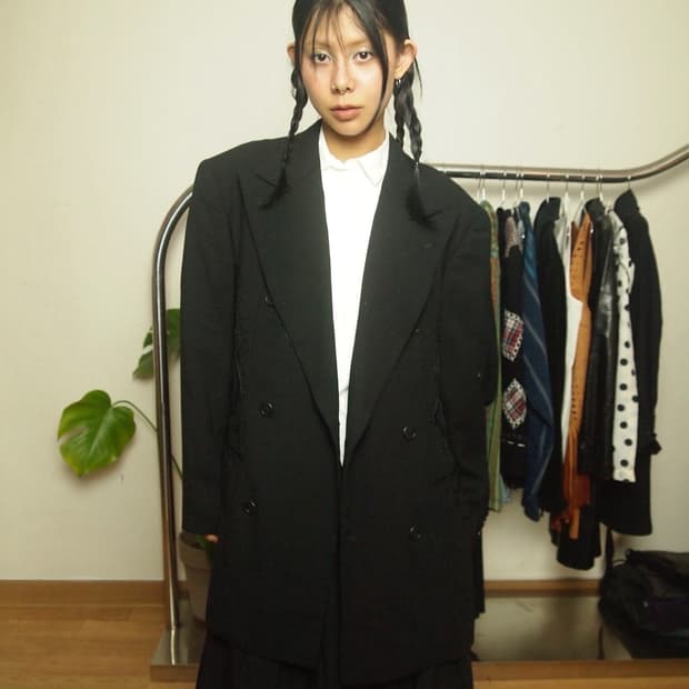 YSHIYUKI KONISHI 레이스 자수 자켓