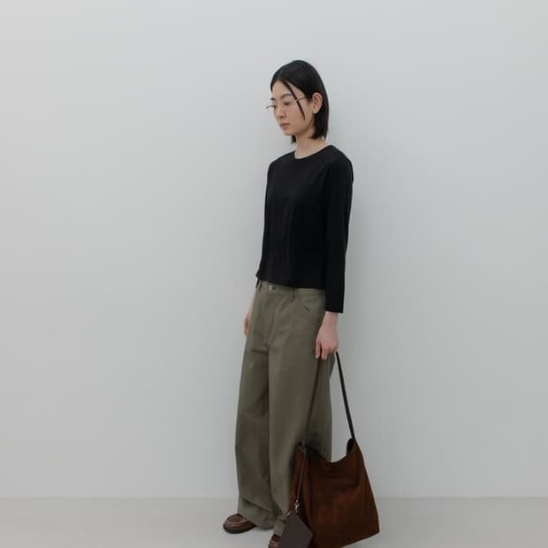 GBH 와이드 신치백 진 카키 S