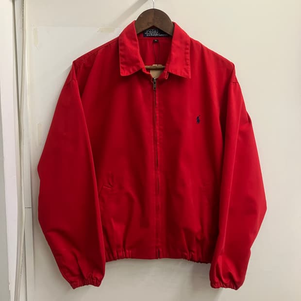 N162 폴로 스윙탑 블루종 자켓