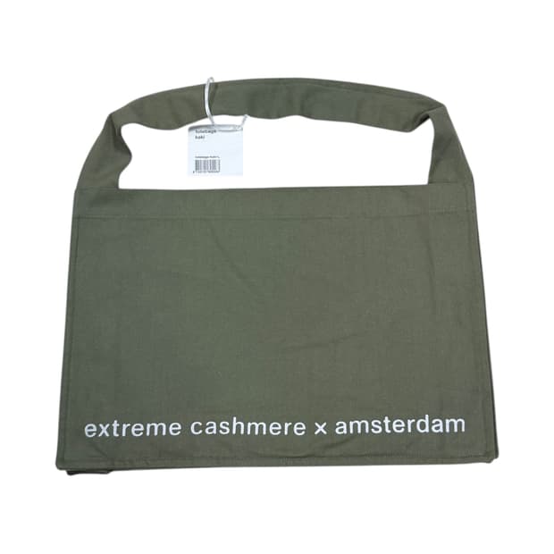 익스트림 캐시미어 서울 팝업 백 가방 카키