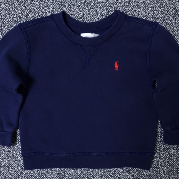 [무료배송][24M]폴로 키즈 기모 맨투맨 긴팔티