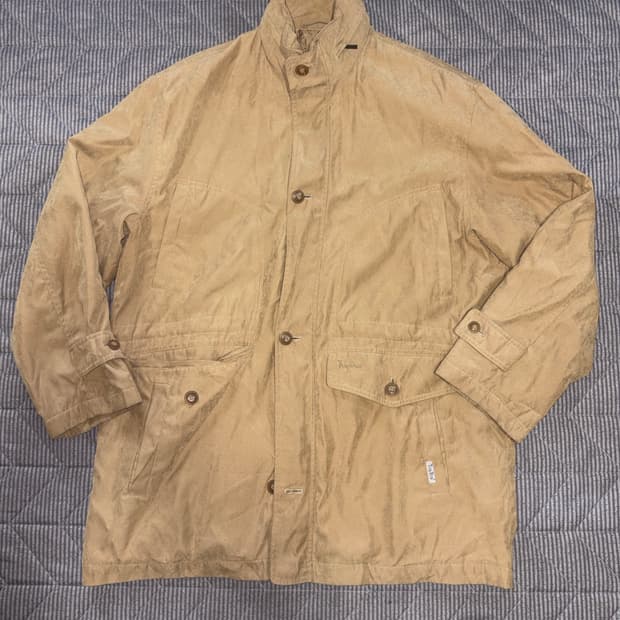 카멜 야상 점퍼