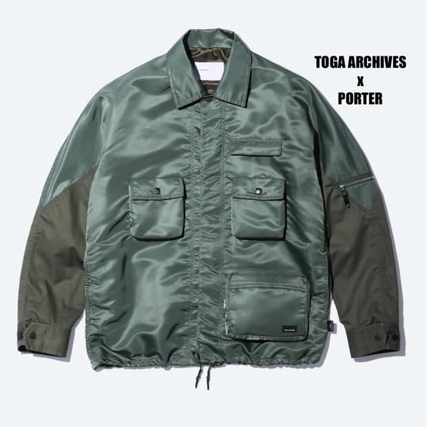[L] 토가 아카이브 x 포터 나일론 블루종 카키