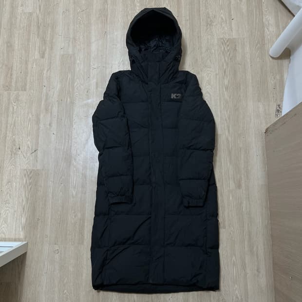 K2 여성 구스다운 후드 롱패딩 XS/85