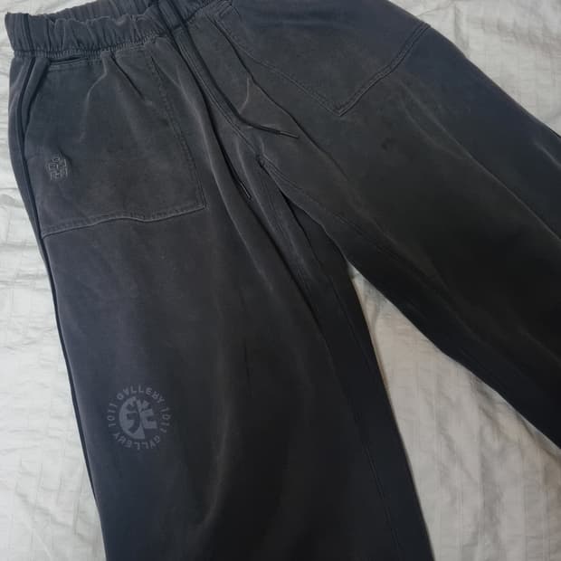 [2] 폴리테루 퍼티그 스웻 팬츠 그린차콜