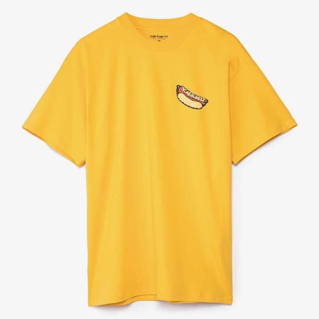 [M] Carhartt hot dog t shirts yellow