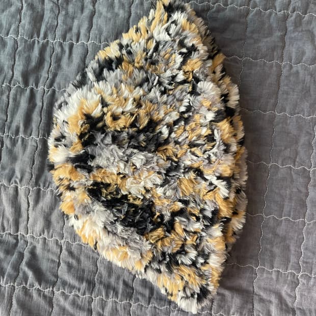 수제 퍼 비니 햇