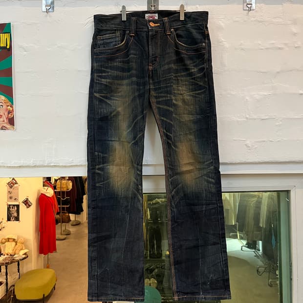 EDWIN 403XVS 플랩 포켓 데님 진 W32