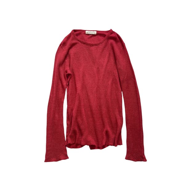 Cotton Long Sleeve Red