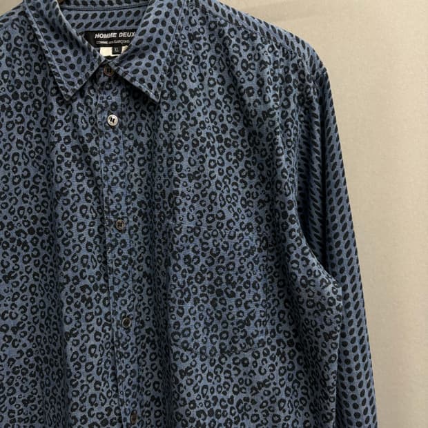 꼼데가르송 옴므 듀스 도트패턴 셔츠