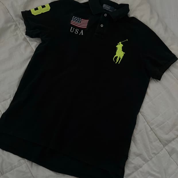 폴로 빅포니 USA 카라 반팔티