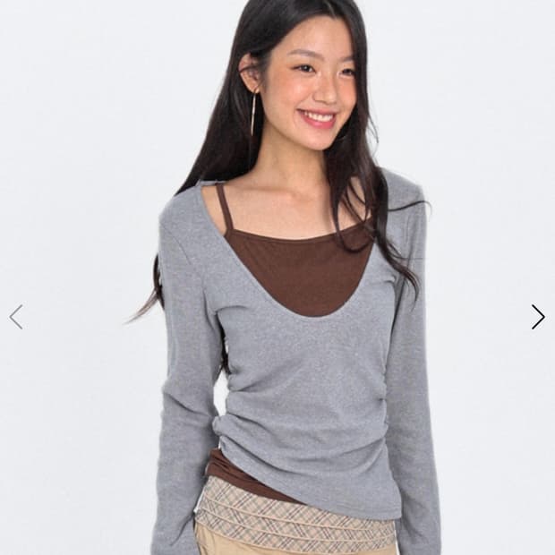 Old Memory Layered Unbalancedlong sleeve