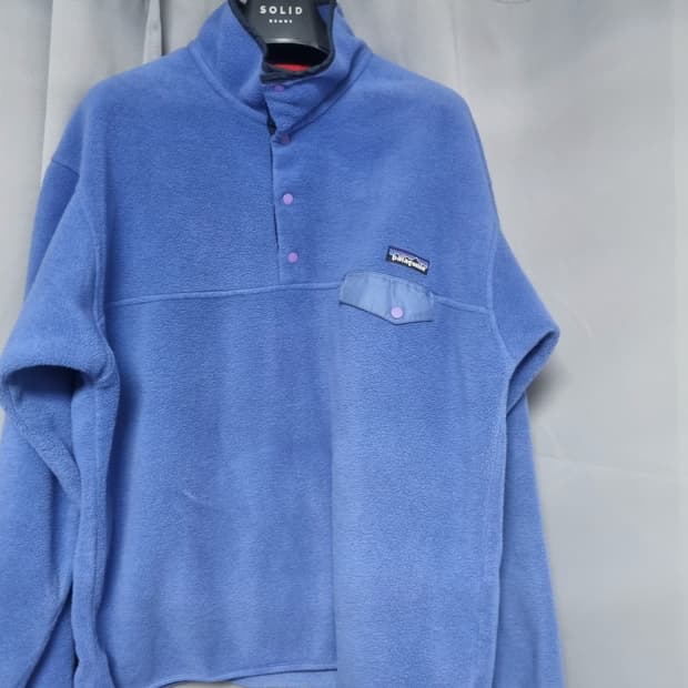 파타고니아 신칠라 퍼플네이비 usa생산xl