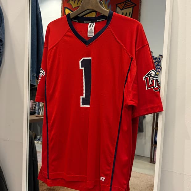 Russell 러셀 NCAA 리버티 플레임스 풋볼 저지