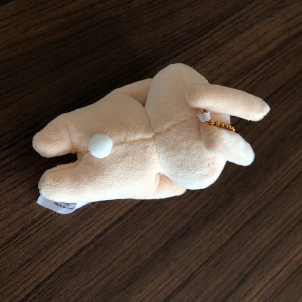 짱구 유리 토끼 샌드백 인형 키링 봉제 완구 키덜트 수집