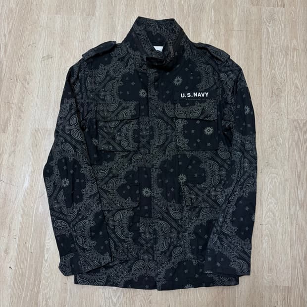 코데즈컴바인 페이즐리 포켓 M65 야상 자켓 L/100 