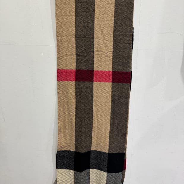 버버리 체크 캐시미어  머플러 정품