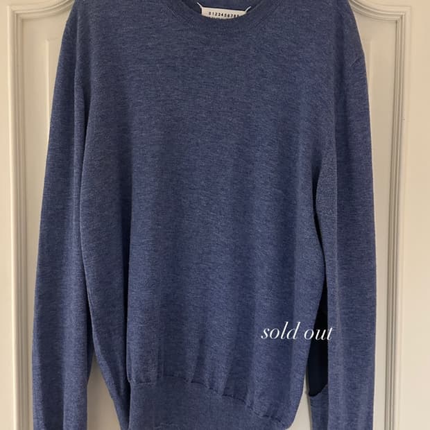 maison martin margiela elbow patch knit