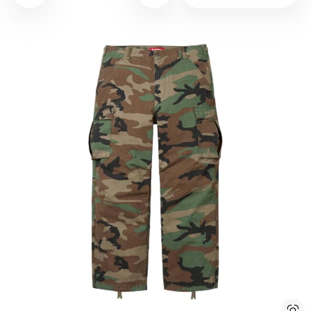 (구매)슈프림 카모 카고바지 구매합니다.