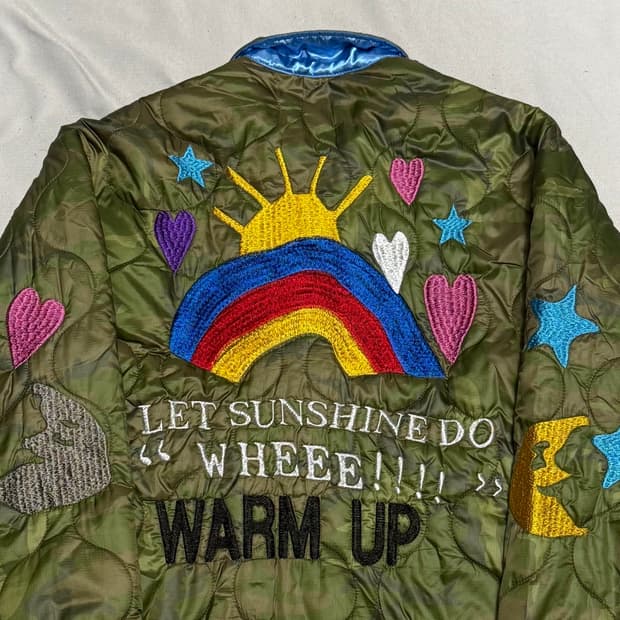 2 CPFM 카모 깔깔이 자켓